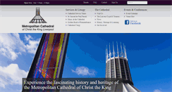 Desktop Screenshot of liverpoolmetrocathedral.org.uk