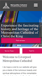 Mobile Screenshot of liverpoolmetrocathedral.org.uk
